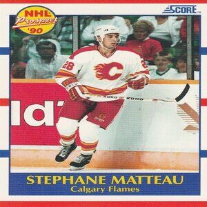 Stephane Matteau - 1990 Score "NHL Prospect '90" Hockey Card